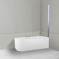 Oltens Készlet sarokkád Oltens Hulda 11002000, zuhanyparaván Oltens Sela 23202100 (18007000)