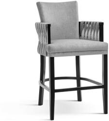  ELIS Luxus Bárszék Szürke Kárpittal Wenge-Arany Lábakkal (ATE-ELISBSSTGR1XXXP)