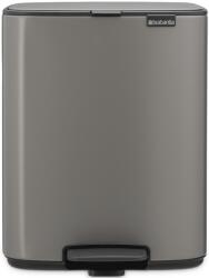Brabantia 238062 Bo Pedal Bin Pedálos Hulladékgyűjtő, 12 L Acél, Platinaszürke