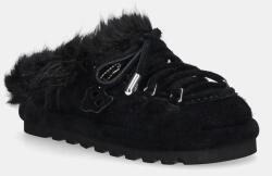 Naked Wolfe papuci din piele întoarsă Harlow 9BYA-KLD00U_99X (Harlow.Black)