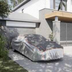 vidaXL szürke és ezüstszínű teljes autóhuzat szedánhoz jégeső ellen M (4008944)