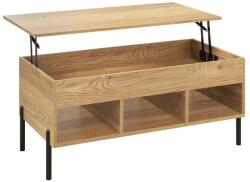 Timeless Tools Dohányzóasztal emelhető asztallappal, natúr (PRO39678250)