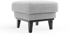 Atreve ROSCO Szövet Puff Wenge Lábakkal Szürke (ATE-ROSCPOSTGR1XXXP)