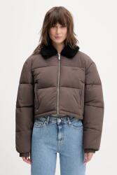 Tommy Jeans rövid kabát - barna L - answear - 80 990 Ft