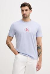 Calvin Klein Jeans pamut póló - kék 2XL - answear - 17 990 Ft