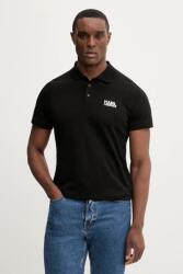 Karl Lagerfeld poló - fekete M - answear - 30 990 Ft
