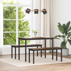 vidaXL pad Füstös tölgy 110 x 35 x 45 cm Faanyag (892598)