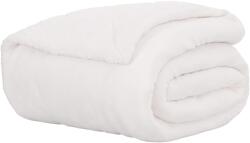 vidaXL Dobós takaró Fehér 220 x 240 cm Gyapjú (42016999)