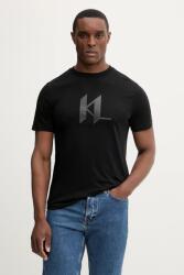 Karl Lagerfeld pamut póló - fekete 3XL - answear - 38 990 Ft