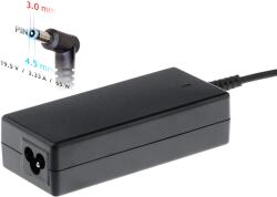 Akyga Töltõ 65W HP (vékony/centerpin csati) - Utángyártott Akyga AK-ND-25 4.5x3.0mm 19.5v 3.33A
