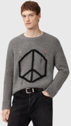 AllSaints pulóver gyapjúkeverékből MESSAGE - szürke M