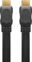 Goobay Cablu plat HDMI 19p tata - HDMI 19p tata 1.4 functie Ethernet 2m Goobay (CABLE-5504-2.0-GBAY)