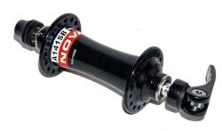 NovaTec A141SB MTB első kerékagy, 32H, gyorszáras, ipari csapágyas, felnifékes, fekete