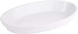 contacto Vas pentru cuptor, oval, alb, înălțime: 45 mm, lungime: 280 mm, lățime: 170 mm Castron