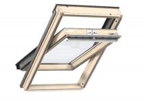  Velux, Tetőtéri ablak, GLL MK08 1064, 3-rétegű üvegezés, lakkozott fa, 78x140 cm