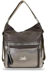 ZELLIA Női Válltáska/Hátizsáká Alakítható 23004 Barna-Bronz (ZLK-23004-91316967)