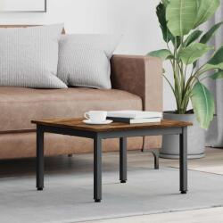 vidaXL Dohányzóasztal Füstös tölgy 60 x 60 x 36 cm Faanyag (892556)