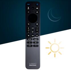 GENERAL SAMSUNG UE75CU7100KXXU, UE85CU7100KXXU, UE43CU7110KXXU, UE50CU7170UXZT, UE55CU7100KXXU, UE65CU7190UXXN - telecomandă metalic cu iluminare de fundal duplicat