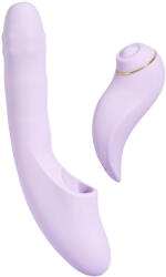 SVAKOM DuoGlow - vibrator pentru punctul G și clitoris, controlat prin aplicație (mov) (6959633105702) Vibrator
