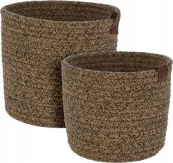 H&L 2 darabos szett Noya kötél tárolókosár, natúr, két méretben (A929-02-00)
