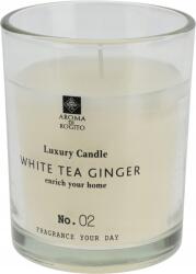 H&L AromaTube illatgyertya 8×10 cm Fehér tea és gyömbér, krém (A958-0B-00)