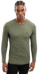 SIROKO Men Fitness Férfi hosszú ujjú tréning póló Wild Zöld L zöld