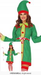  Zöld Manó Jelmez Mikulás Karácsonyi Jelmez L-es (8412672416799)