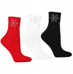 Moraj Karácsonyi zokni Moraj 3csomag strasszok 38-41 (CSL500-028)
