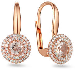 Heratis Forever Morganit köves arany fülbevaló gyémántokkal Hayli IZBR139RN