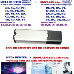 BIOPHILIA Softuri si stick USB de encriptare pentru soft Meta Hunter 4025 NLS si pentru soft Bioplasm 2 in 1 NLS (DUCMTHNLSNHB21)