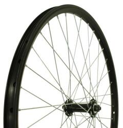 Neuzer kerék 24-es első duplafalú remerx fekete felni gyorszáras alu agy fekete