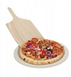 Excellent Houseware Pizza sütőkő lapáttal Pizza szett Kerámia Nagy Lapát (123708)