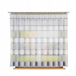  Függöny Kész Szép Szalagos Csíkos Modern Passos New Silver 600x180 (wymiar 280,00 x 700,00 cm)