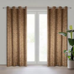 Takoy Draperie gata făcuttă KORNELIA din catifea decorată cu imprimeu lucios 140 x 250 cm