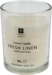 H&L AromaTube illatgyertya 8×10 cm Friss lenvászon, krémszínű (A958-0A-00)