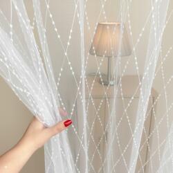  Modern Hímzett Függönyök A Hálószoba Nappalijába Szalagon 250x280 4744 (38777)