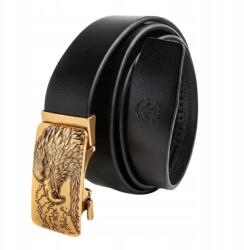 Öv Férfi Fekete Bőr Csat Sas Elegáns Modern Férfi Ajándék (22)
