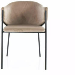 Bono Velvet Bézs Bársony Étkezőszék Fekete Fém Vázzal (SIG-BONOVCBE)