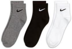 Nike Zokni 3-Pak fekete szürke fehér Everyday Cushioned SX7667-964 46-50 (SX7667-964)