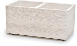 Prosperplast Virágtartó Prosperplast MADERA CASE eco fa 77 cm eco fehér (DMA800W-S449W) - platinashop