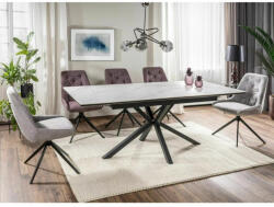  Asti Brego Forgó Étkezőszék Wrzos Szövet Matt Fekete Vázzal (SIG-ASTIBRCWRZ)