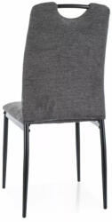  Rip Brego Modern Étkezőszék Szövet Sötétszürke Fémvázas Fogantyús (SIG-RIPBRCCSZ)
