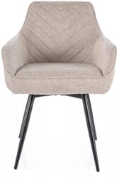  Servio Brego Forgó Étkezőszék Világos Bézs Szövettel (SIG-SERVIOBRCJBE)