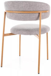  Elton D Brego Étkezőszék Szürke Szövet Tölgy (SIG-ELTONDBRDSZ)