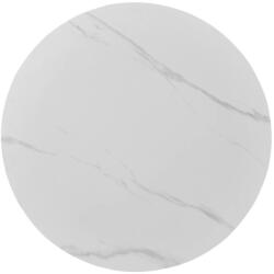  Ideal Kerámia Kerek Étkezőasztal Márvány Hatású Fehér Lappal (SIG-IDEALBCFI100)
