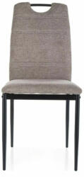  Rip Brego Fogantyús Étkezőszék Bézs Szövet Fekete Fém Vázzal (SIG-RIPBRCBE)