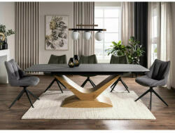  Coda Vardo Forgó Étkezőszék Olívazöld Szövet Fekete Vázzal (SIG-CODAVACOL)