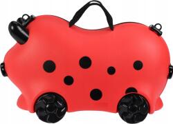 H&L Gyerek utazóbőrönd kerekeken BuggyBag (52×21×32 cm), katicabogár, június (A975-00-00)