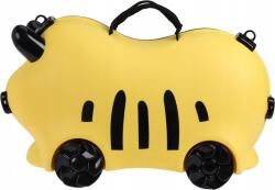 H&L Gyermek utazóbőrönd kerekeken BuggyBag (52×21×32 cm), sárga tigris (A976-00-00)