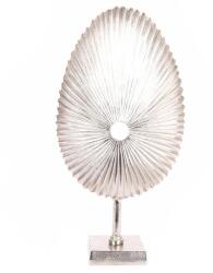  Fossil dekoráció, 50x26 cm, ezüst, Sil (OR1437)